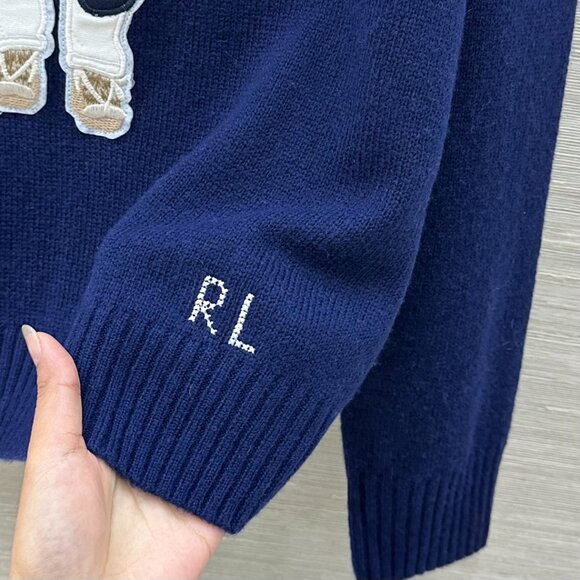 Ralph Lauren Embroidered Bear Sweater - Classic Chic - Picture 5 of 9